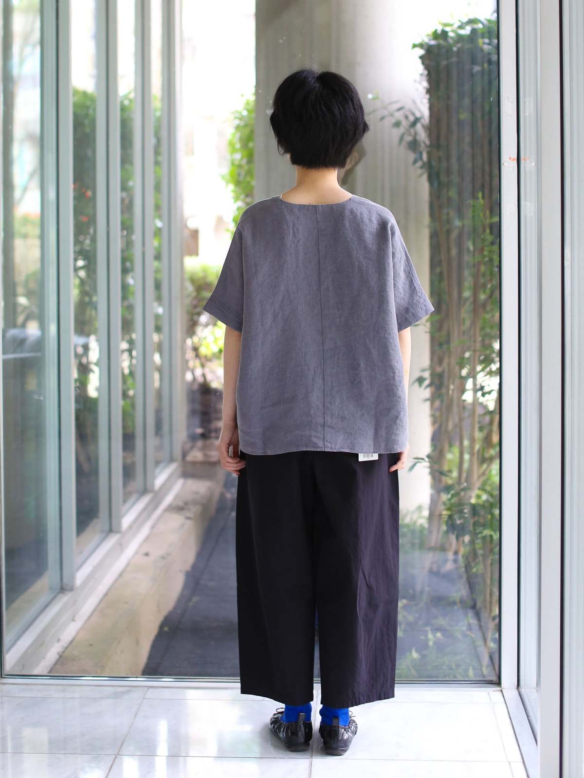Evam Eva Linen Tucked Pullover - Image 3 of 3
