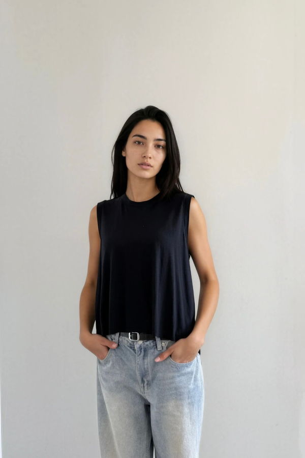 It Is Well L.A. Cropped Muscle Tee