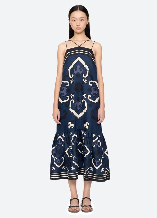 Sea NY Blaise Spaghetti Strap Dress