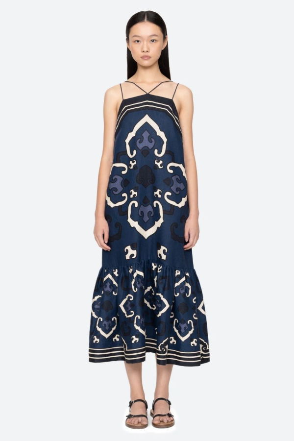 Sea NY Blaise Spaghetti Strap Dress