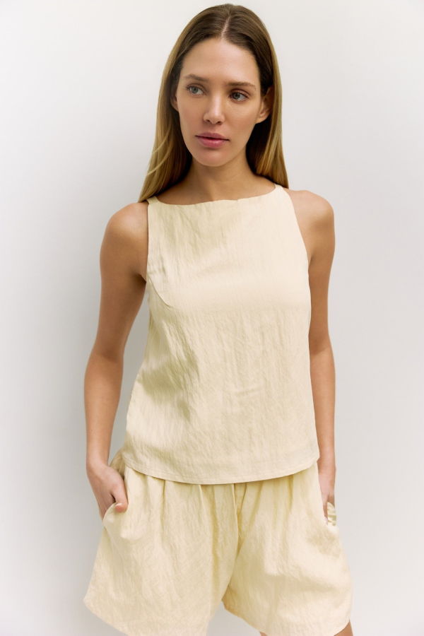 Azalea Alana Top - Buttercream