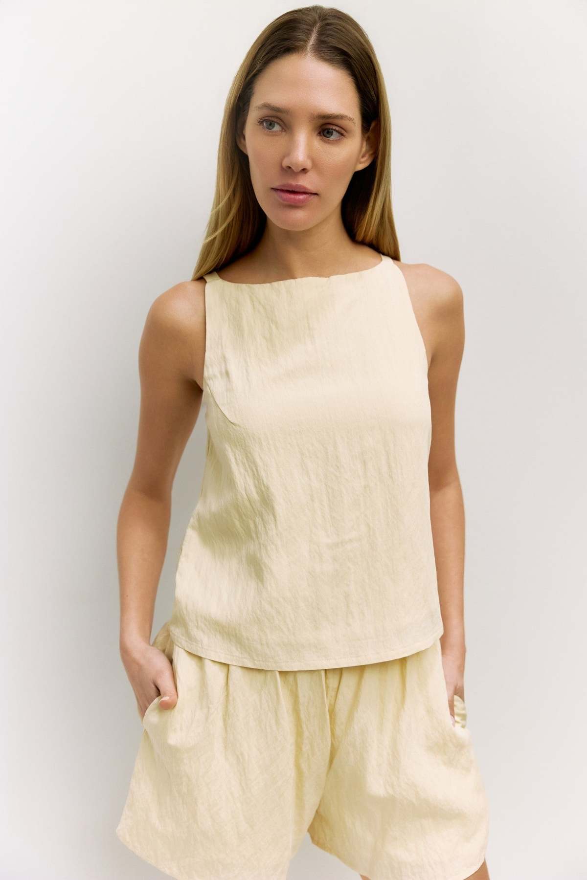 Azalea Alana Top - Buttercream - Image 1 of 6