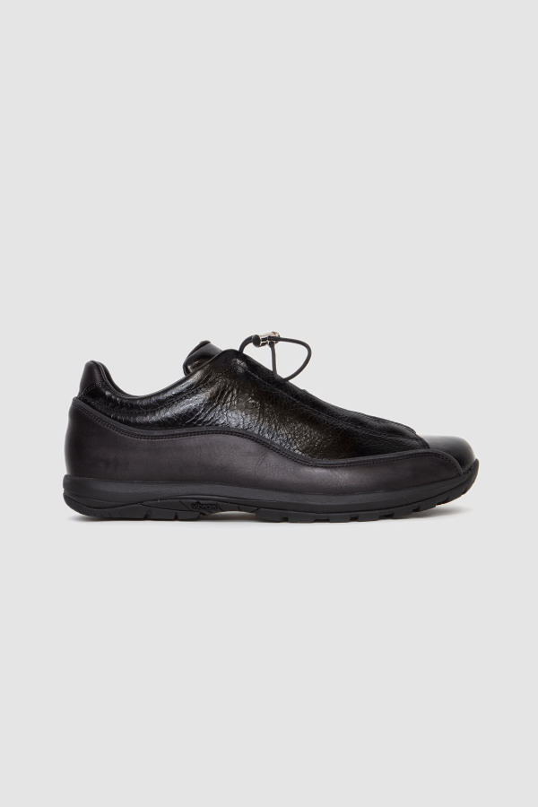 Diemme Licata Crackled Patent Leather W Black Sneakers