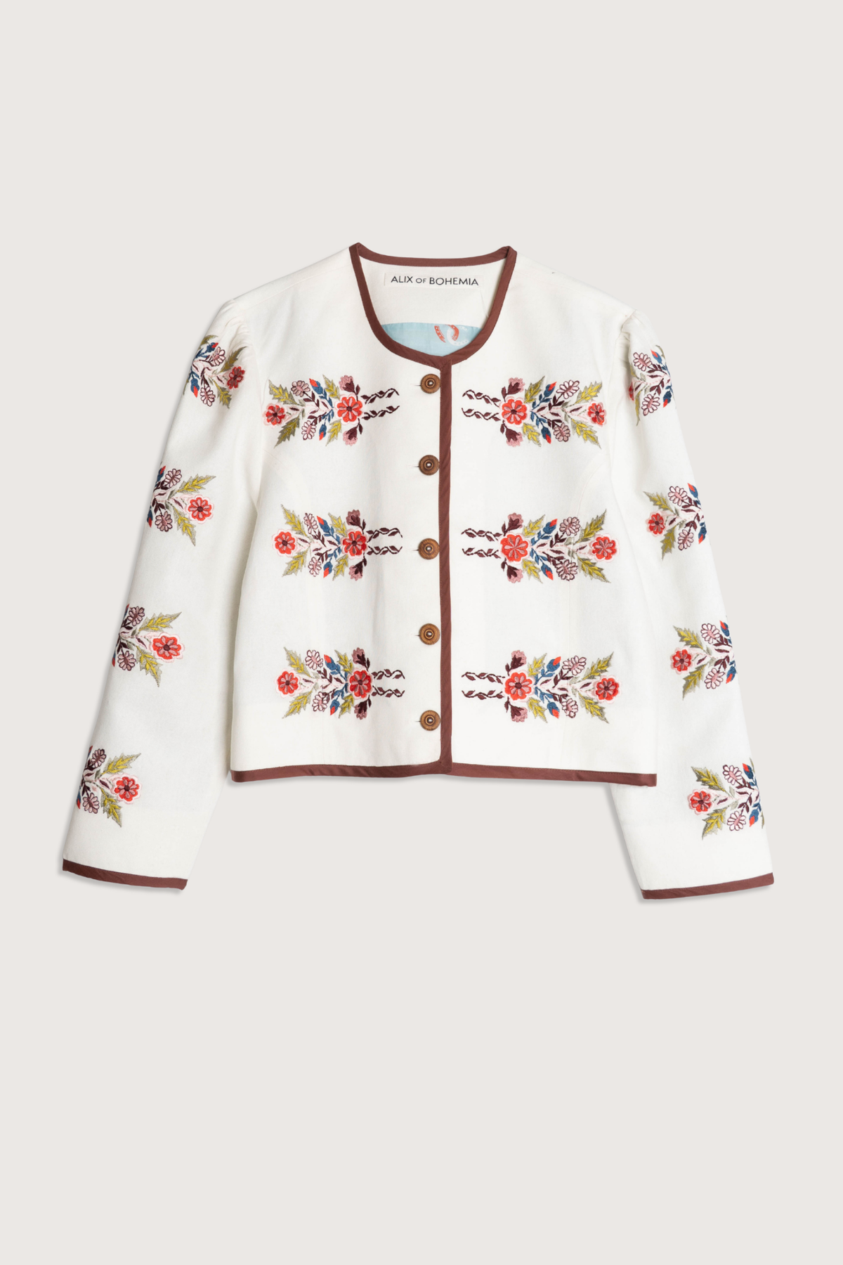 Alix Of Bohemia Dorian Heirloom Flora Jacket - Off White - Image 1 of 1