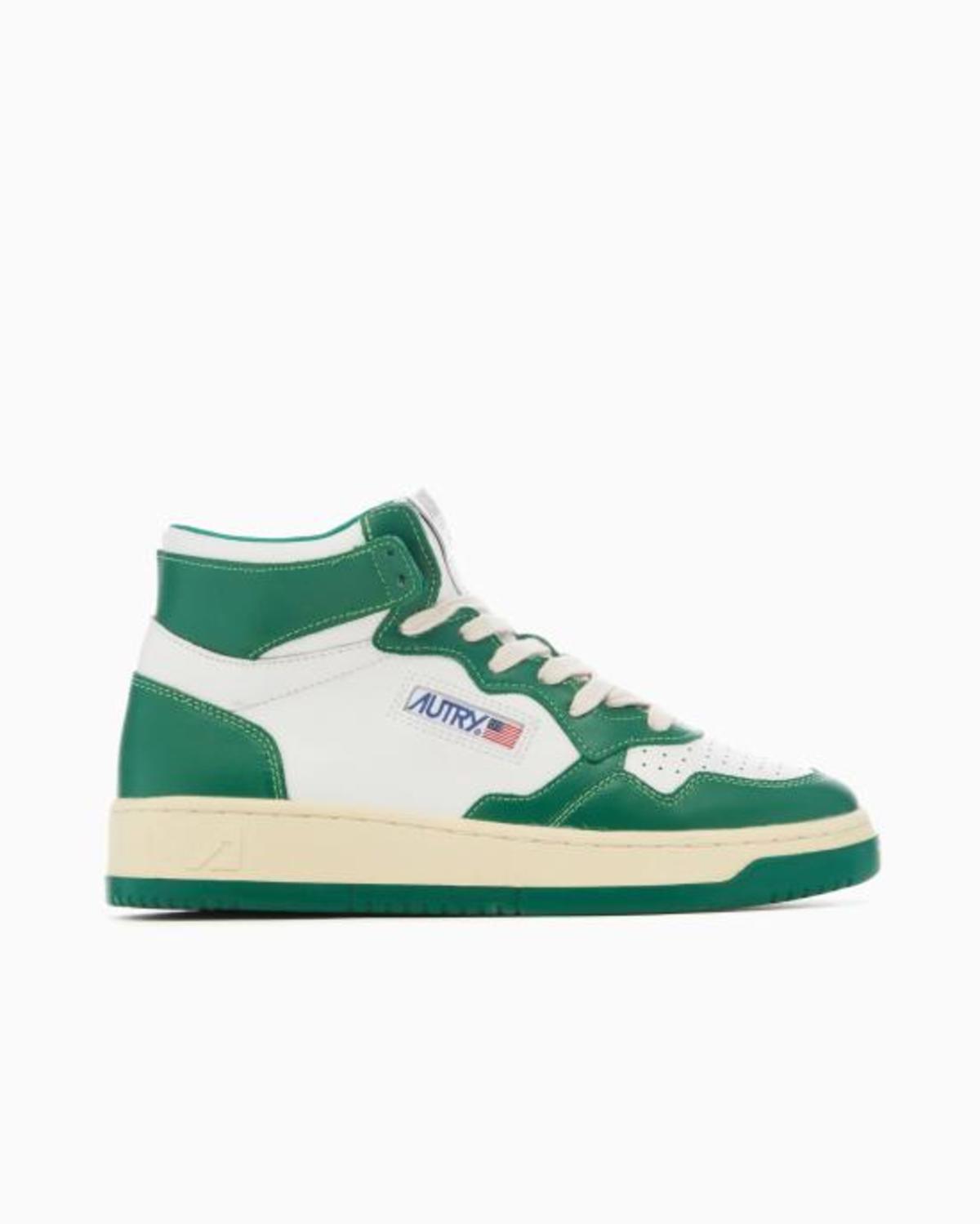 Autry Sneakers - White/Green - Image 1 of 1