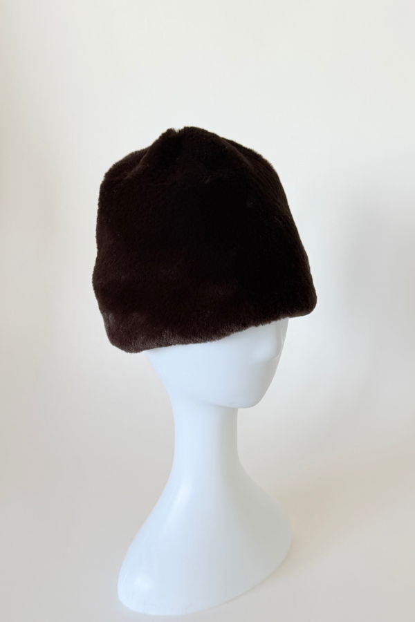 Clyde Faux Fur Toque - Mink