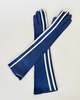 Clyde Racing Gloves - Blue/White Stripes - Thumbnail 1