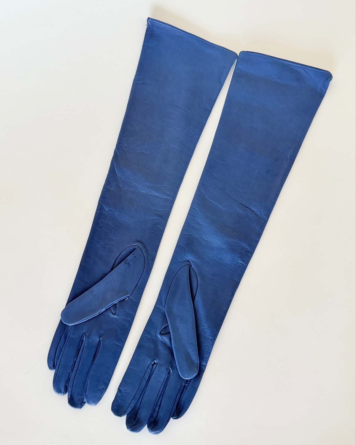 Clyde Racing Gloves - Blue/White Stripes - Image 3 of 6