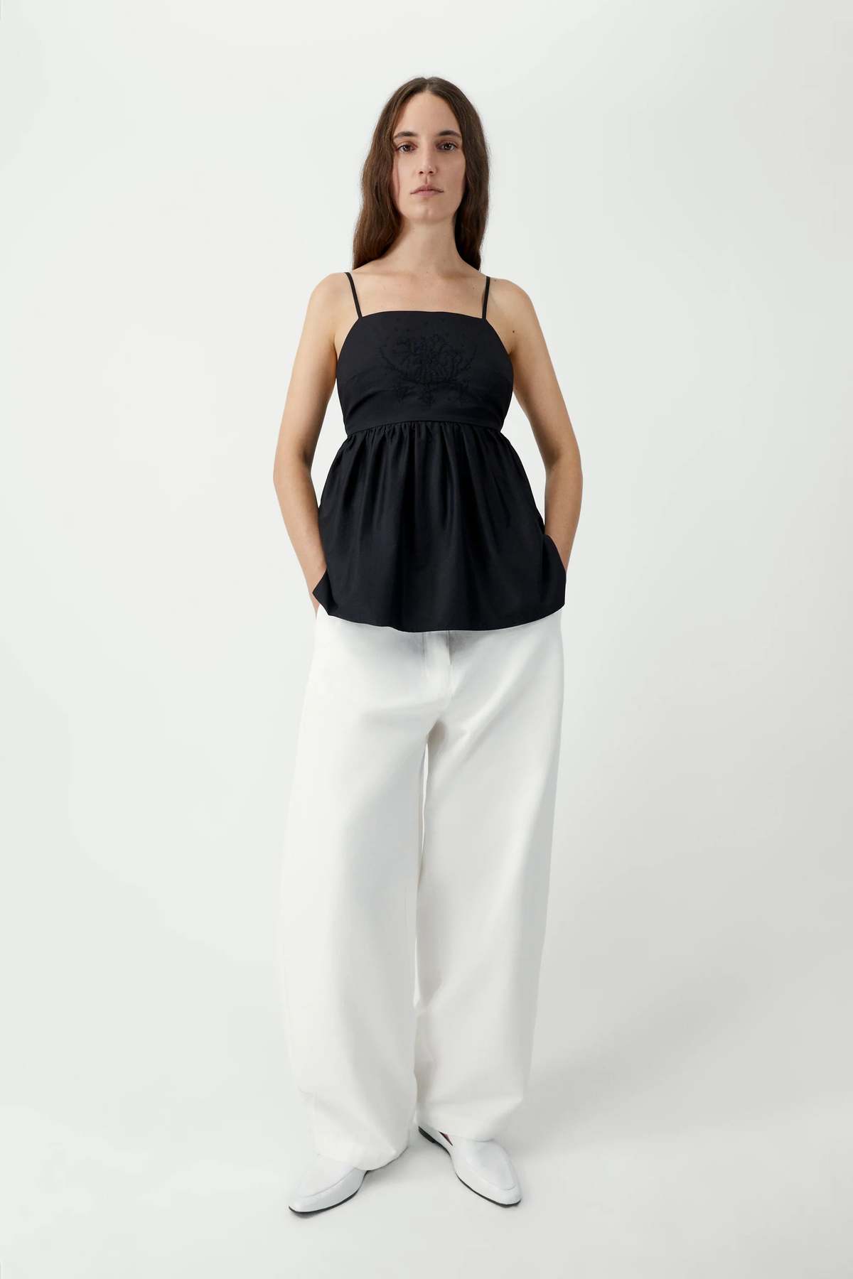 Cordera Haut en Coton avec Broderie P26 Top - Image 2 of 4