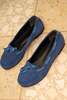 Maryam Nassir Zadeh Luiza Moccasin Flats - Dusty Blue - Thumbnail 1