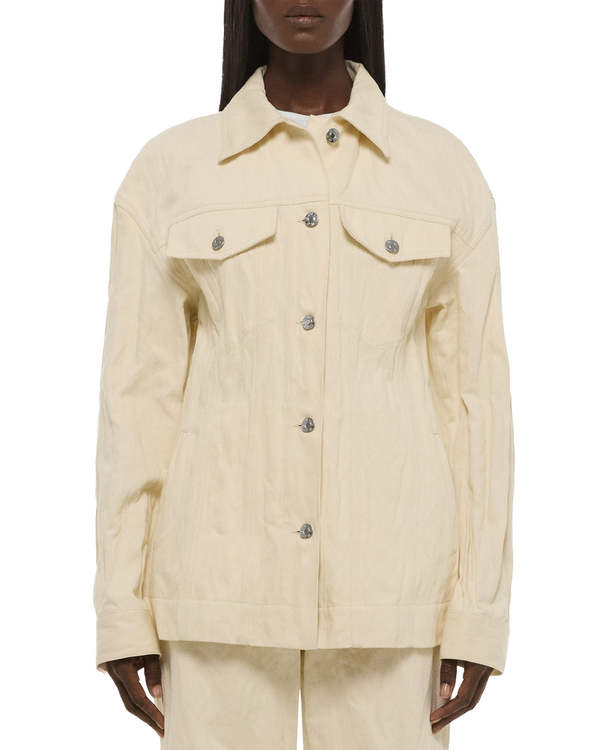 Helmut Lang Crushed Trucker Jacket
