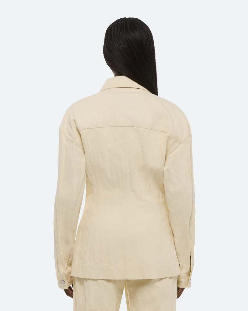 Helmut Lang Crushed Trucker Jacket