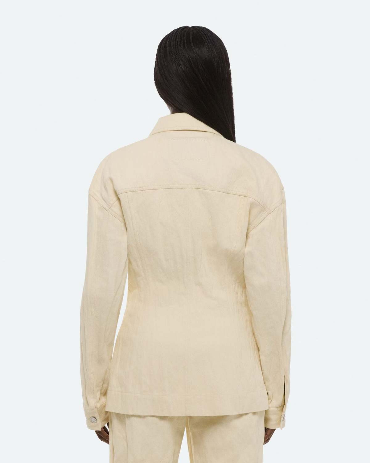 Helmut Lang Crushed Trucker Jacket - Image 4 of 6
