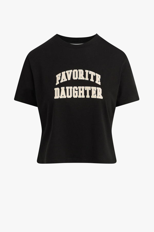 Favorite Daughter The Cropped Collegiate Tee Top