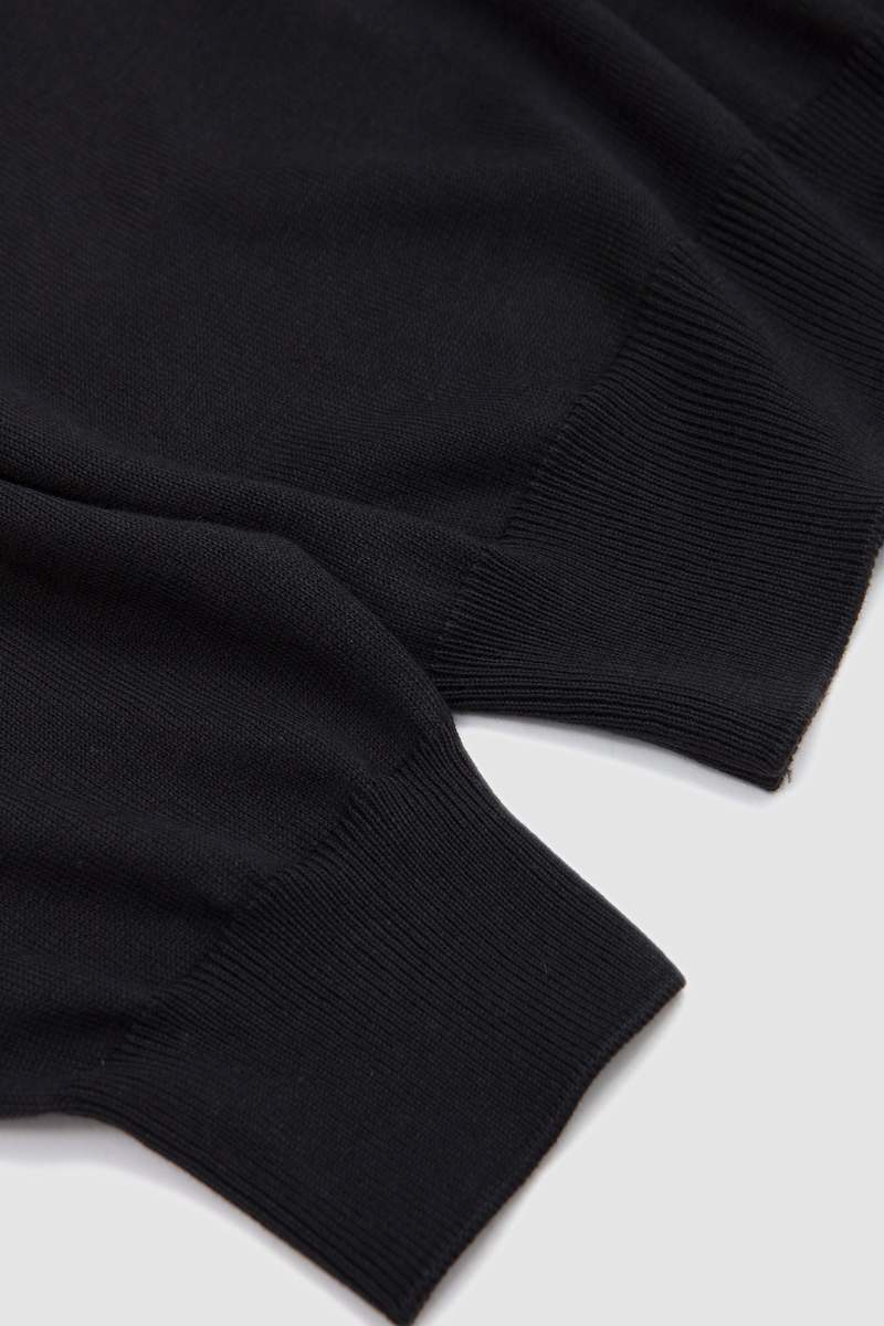 Gran Sasso Egyptian Cotton Half Zip Mock Neck Sweater