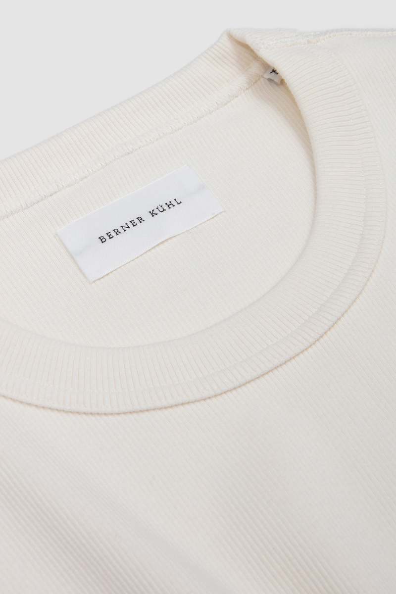 Berner Khl Gym Tee Cotton Rib Tee - Chalk