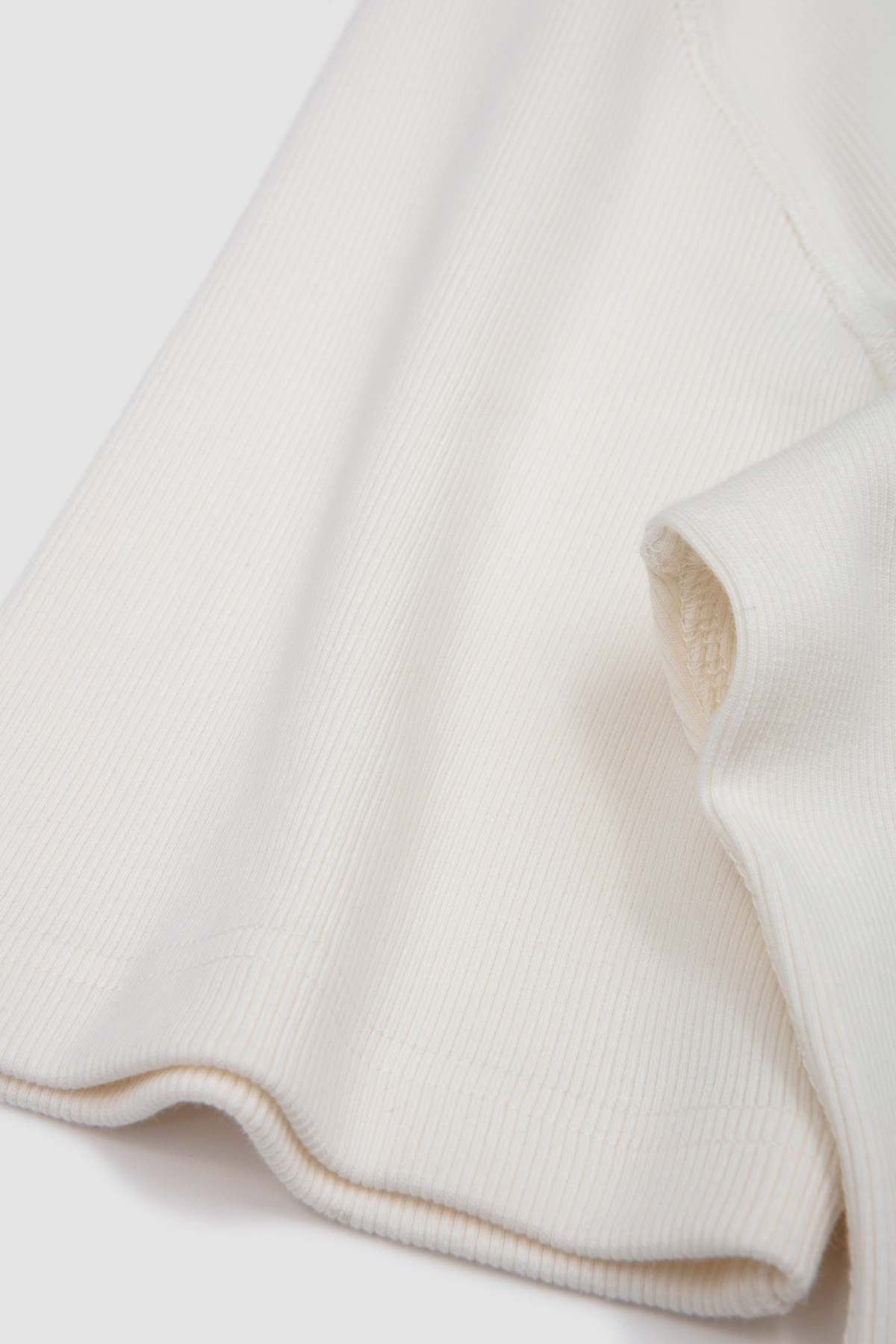 Berner Kühl Gym Tee Cotton Rib Tee - Chalk - Image 4 of 5