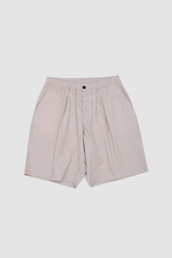 Universal Works Pleated Track Kennedy Stripe Shorts