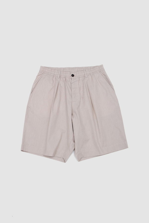 Universal Works Pleated Track Kennedy Stripe Shorts