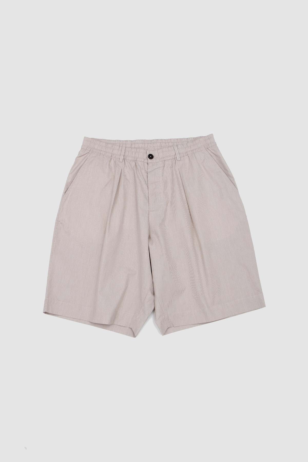 Universal Works Pleated Track Kennedy Stripe Shorts - Image 1 of 5