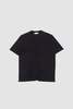 Gran Sasso Textured Cotton Crew Neck Tee - Black - Thumbnail 1