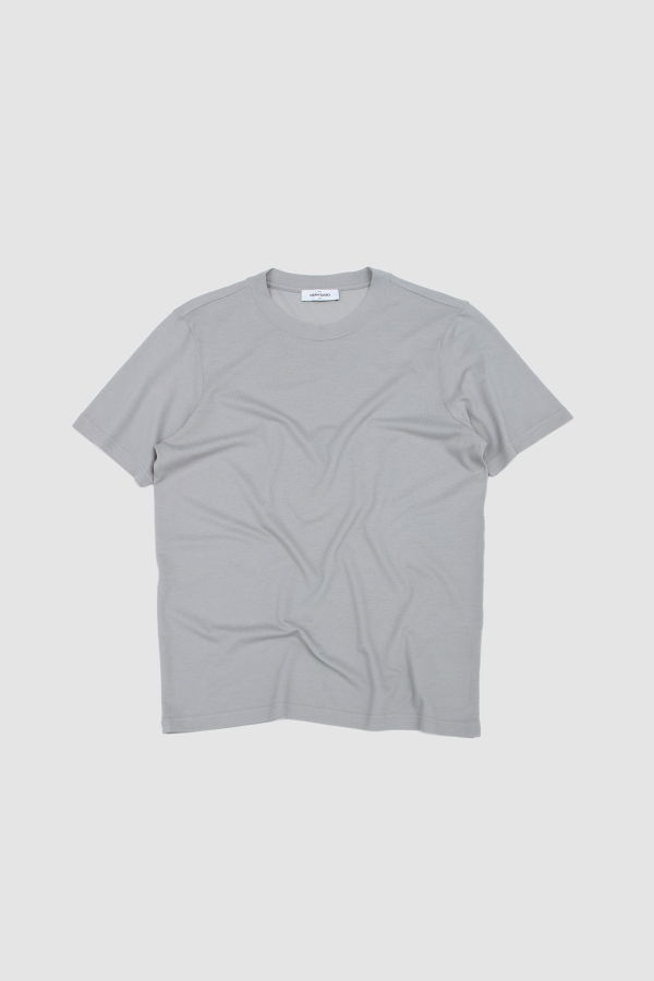 Gran Sasso Textured Cotton Crew Neck Tee