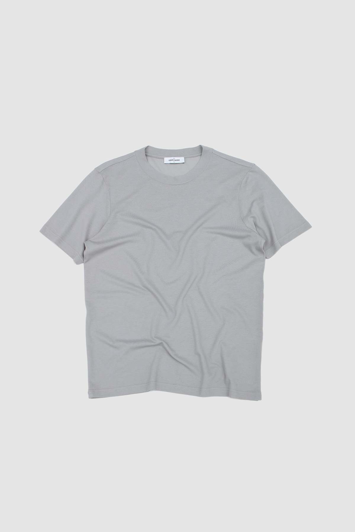 Gran Sasso Textured Cotton Crew Neck Tee - Image 2 of 5