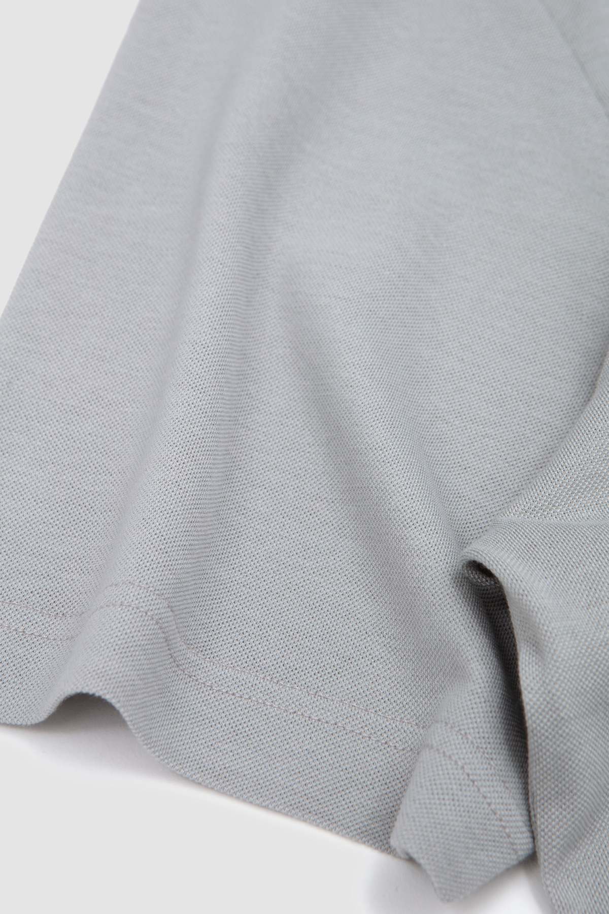 Gran Sasso Textured Cotton Crew Neck Tee - Image 4 of 5