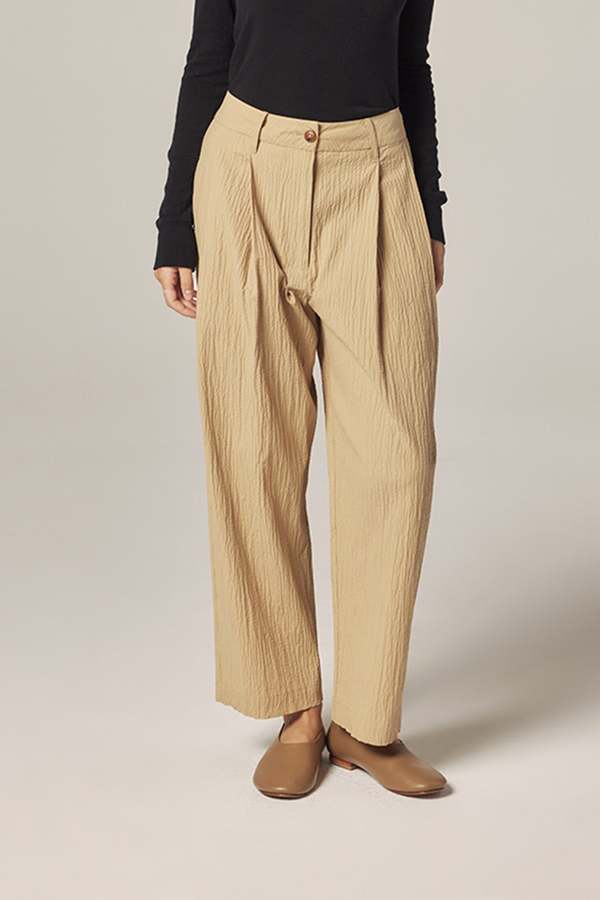 amente Elastic Back Pants - Tan