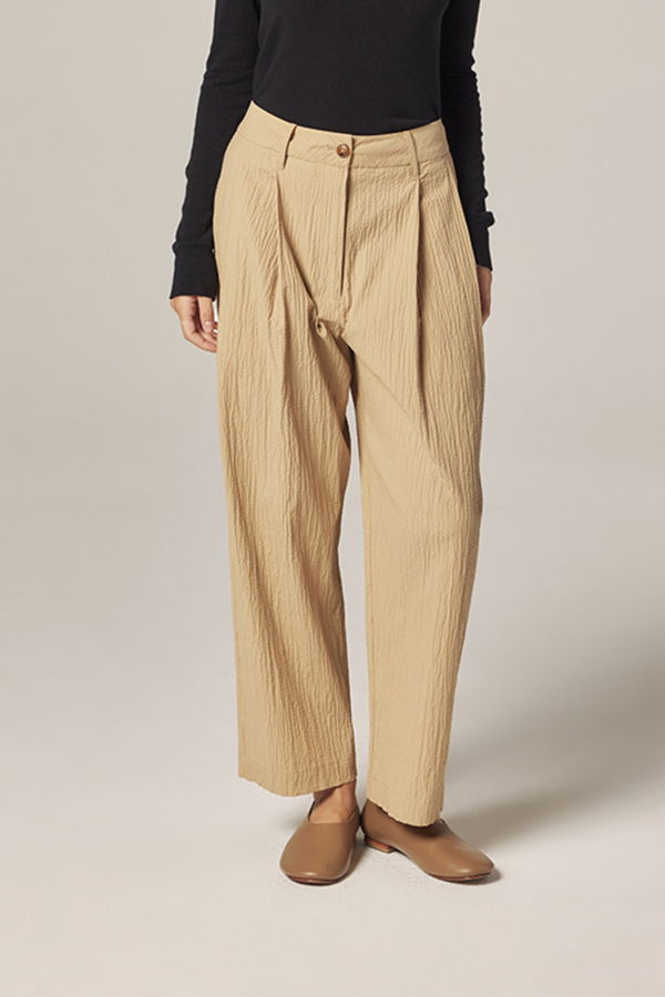 amente Elastic Back Pants - Tan