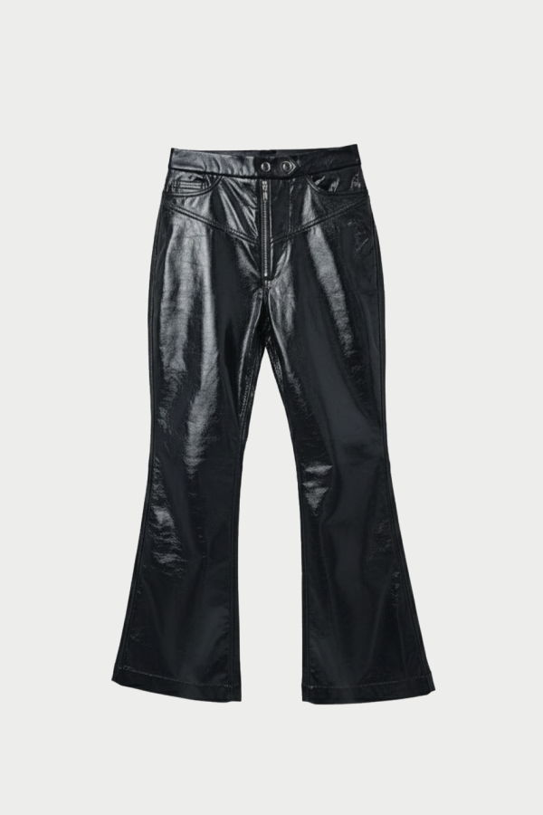 Ellery Denim Detail Patent Pant