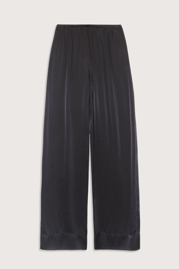 PRIVATE0204 Stretch Silk Pants - Graph PRIVATE0204 Stretch Silk Pants - Graph