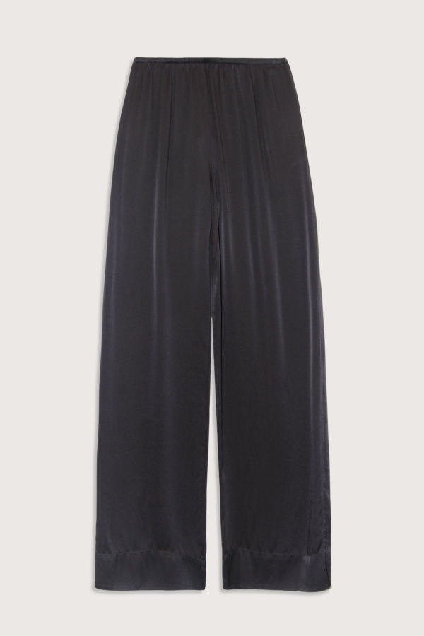 PRIVATE0204 Stretch Silk Pants - Graph