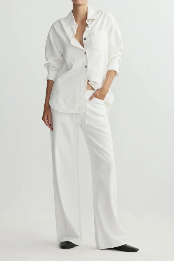 DL 1961 Faye Oversized Shirt - White
