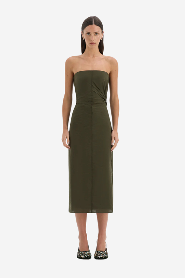 SIR. Sorel Strapless Midi Dress