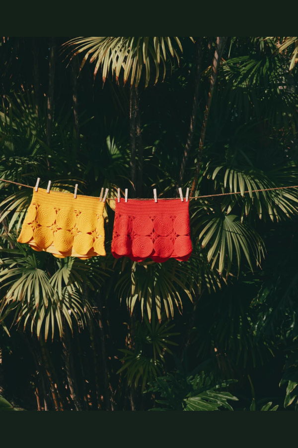 Simon Miller Beep Beep Mini Skirt - Sherbet Orange