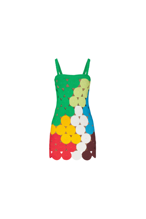 Simon Miller Beep Beep Tank Mini Dress - Island Multi