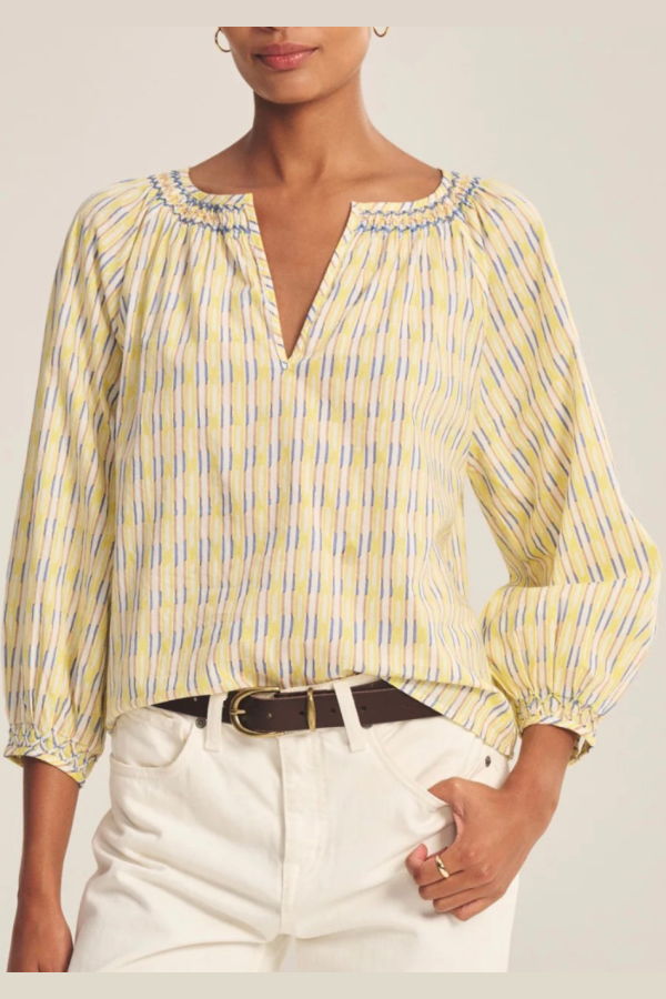 Velvet Campbell Top - Buttercup