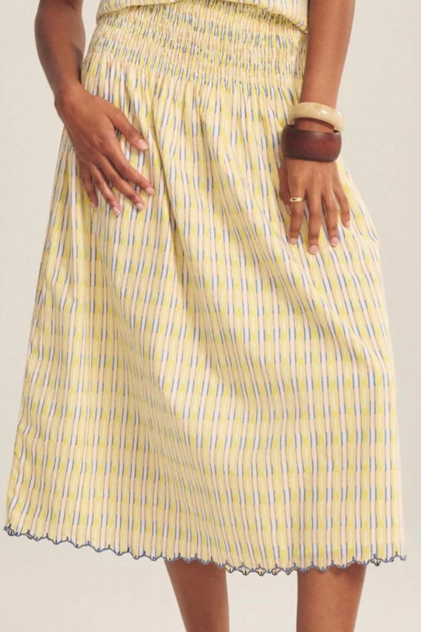 Velvet Deborah Skirt - Buttercup