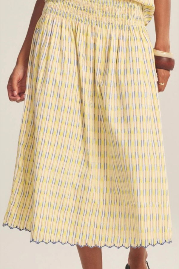 Velvet Deborah Skirt - Buttercup