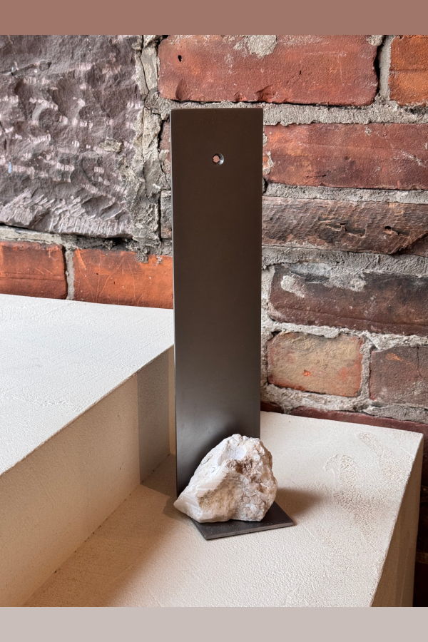 Liz Lenny Rock Candle Sconce