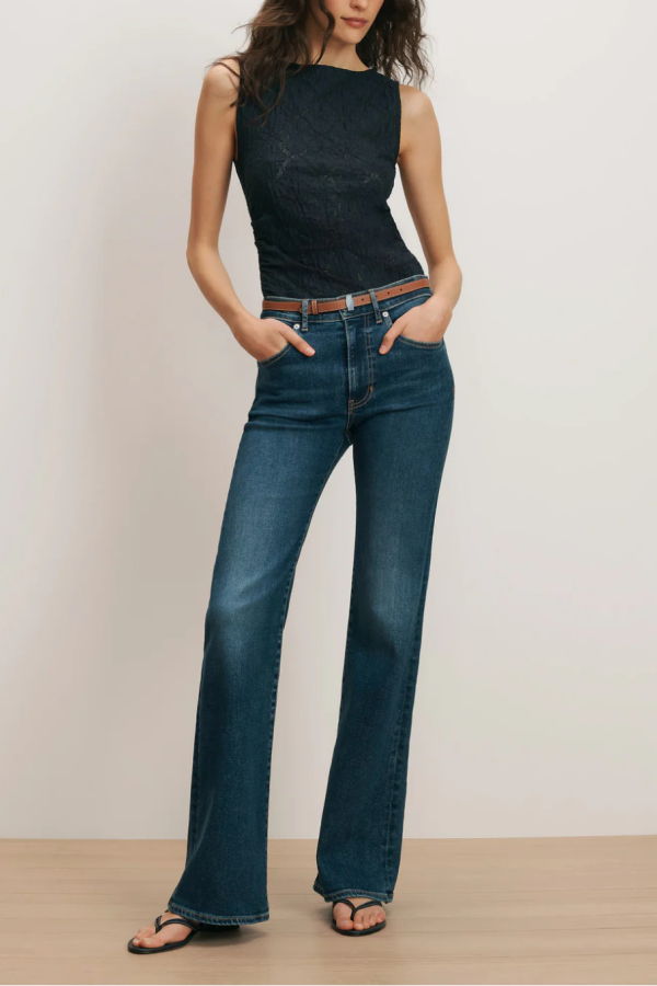 Veronica Beard Selah Tank Top - Navy