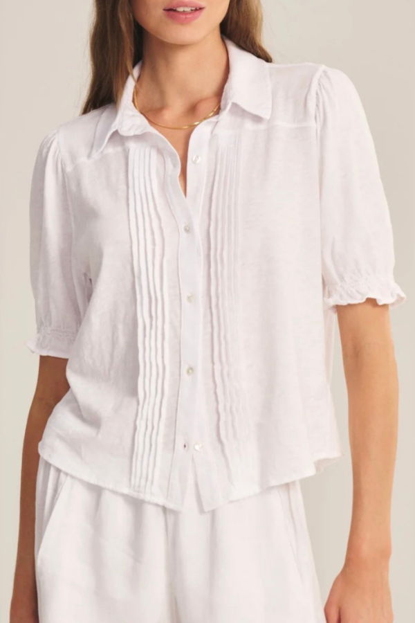 Velvet Tatum Blouse - White