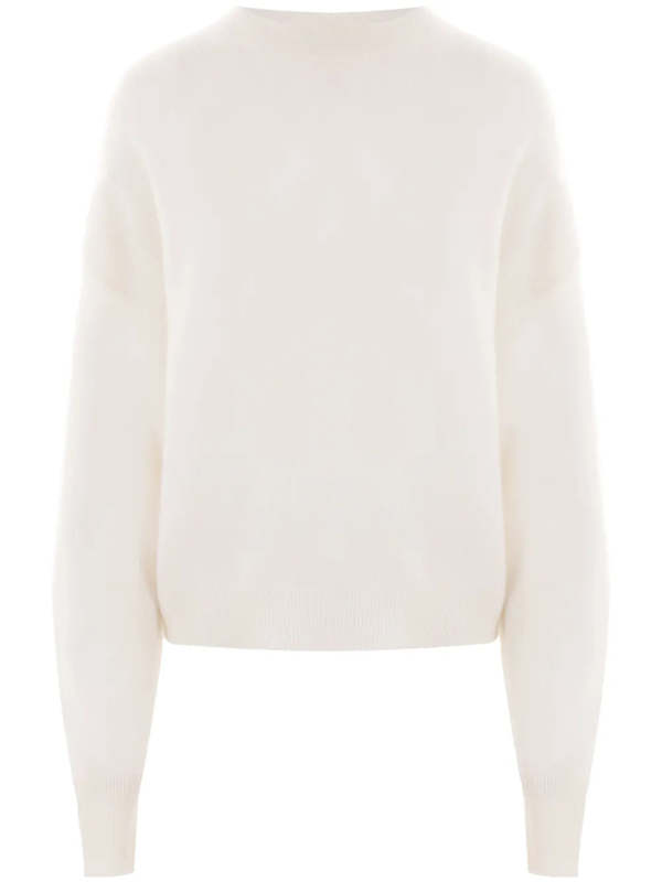 Le Kasha Modena Round Neck Sweater - White