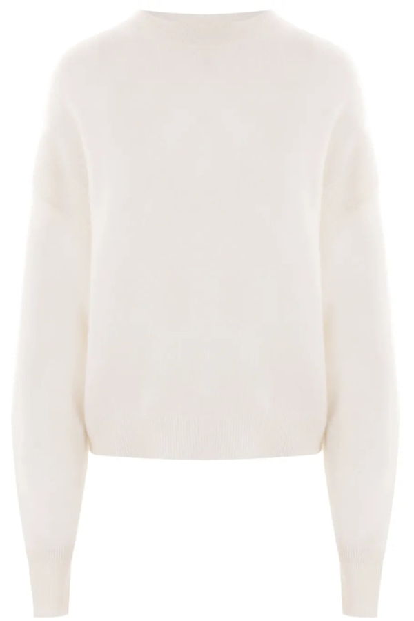 Le Kasha Modena Round Neck Sweater - White