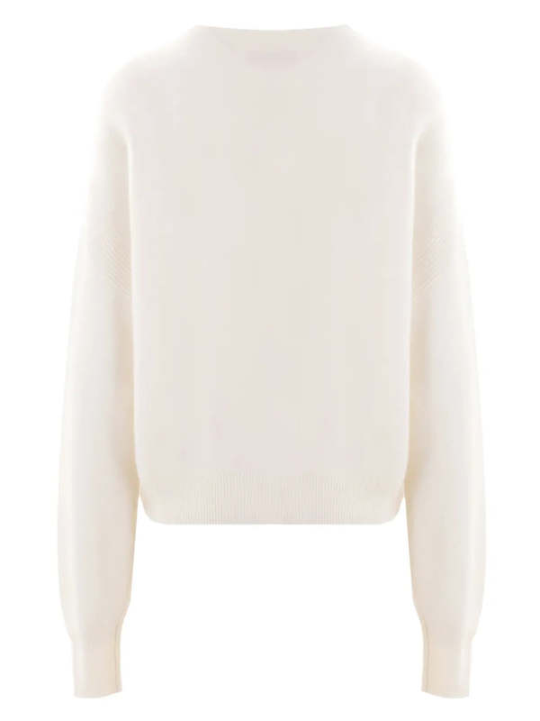 Le Kasha Modena Round Neck Sweater - White