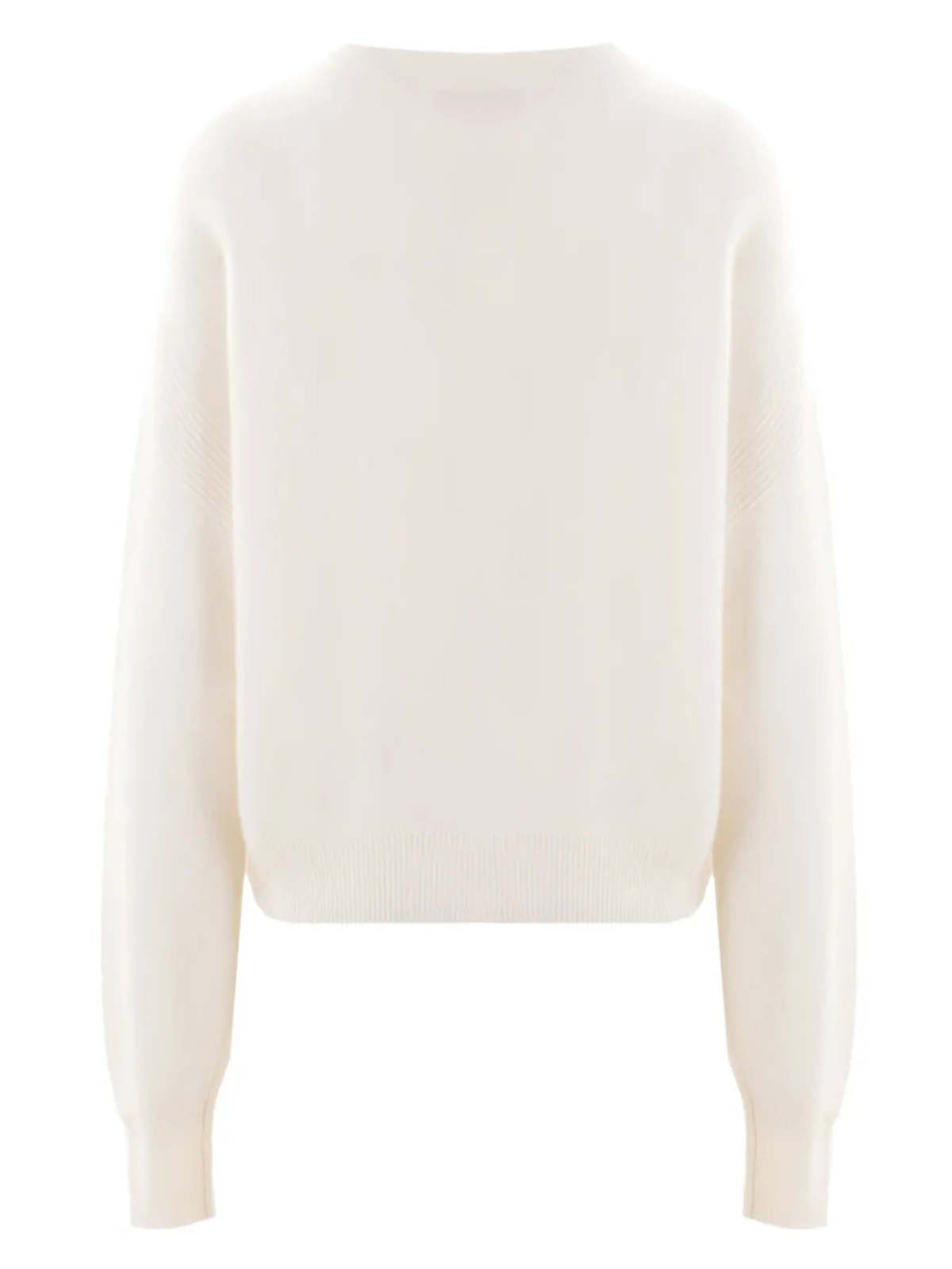Le Kasha Modena Round Neck Sweater - White - Image 2 of 3
