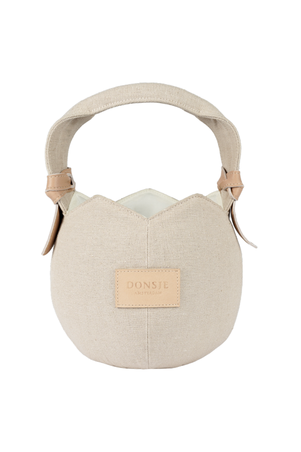 KIDS Donsje Clarai Basket Bunny Bag - Vintage Rose