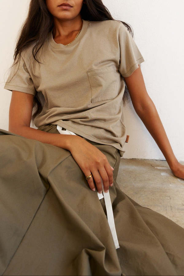 Jamie Haller Pocket Tee - French Grey