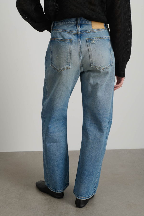 B Sides Slim Lasso Jeans - Shell Vintage Wash